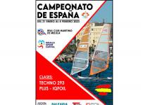 Regatistas de siete Comunidades Autónomas se darán cita en el Campeonato de España TECHNO 293 E IQFOIL  en Melilla